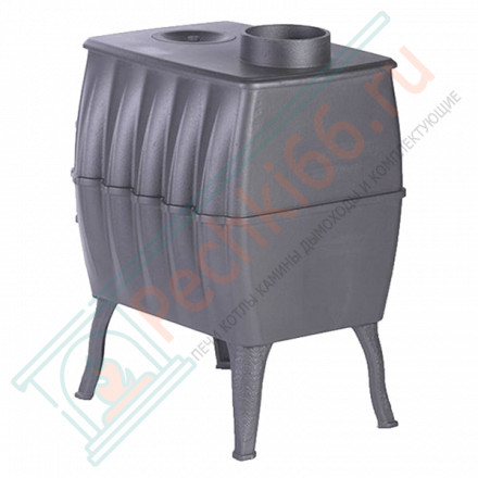 Чугунная отопительная печь Бахтинка, серая (ProMetall)