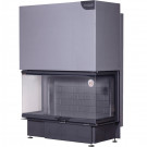 Каминная топка Дельта 1200 B три стекла принтинг черный шамот (Экокамин) Каминная топка Дельта 1200 B три стекла принтинг черный шамот (Экокамин)