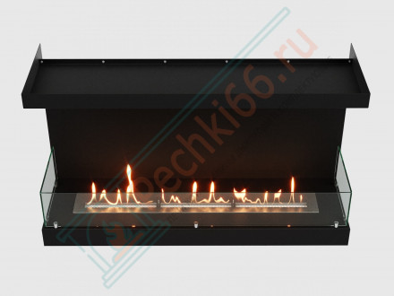 Встраиваемый биокамин Lux Fire Фронтальный 1100 M