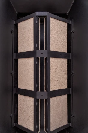 Каминная топка Дельта 900 три стекла принтинг (Экокамин)