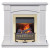 Каминокомплект Boston - Белый (Высота 925см) с электроочагом Danville Brass FB2 (Dimplex)