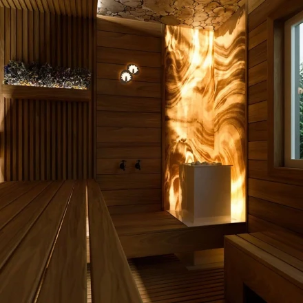 Электрическая печь для бани и сауны Sangens W30G White