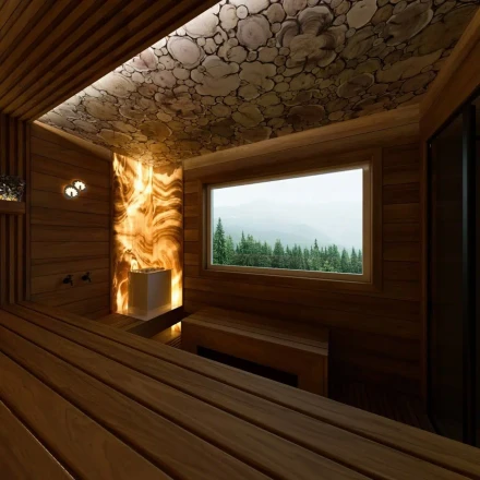 Электрическая печь для бани и сауны Sangens W30G White