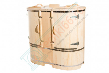 Фитобочка из кедра овальная двухместная (НКЗ)