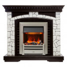 Электрический Каминокомплект Glasgow - Венге / Белый с очагом Chesford