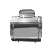 Бак для воды настенный, горизонтальный (НЕРЖ-304/0,8мм) 76 л (Дымок)