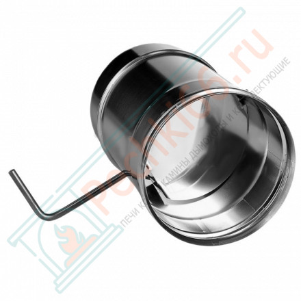 Задвижка без изол (НЕРЖ-321/0,8) d-130 (Дымок-Lux)