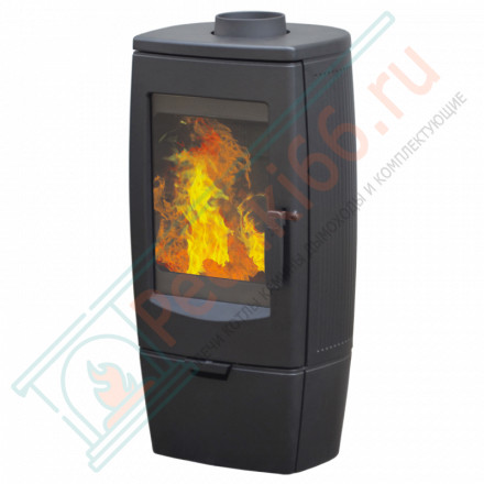 Чугунная печь-камин Gala черная (Plamen)