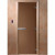 Дверь стеклянная для бани, бронза матовая 2100х900 (DoorWood)