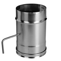 Задвижка без изол (НЕРЖ-321/0,8) d-250 (Дымок-Lux)