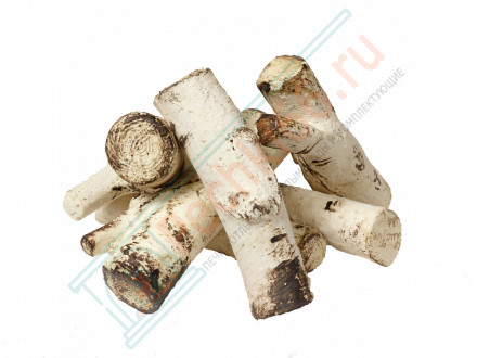 Набор керамических дров "Березовый шалаш" (Lux Fire)