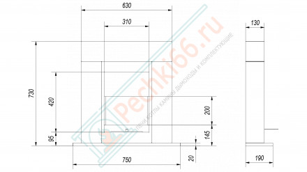 Биокамин WHISKEY, гранит (Kratki)