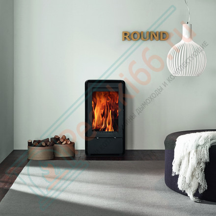 Печь-камин Tek Round Eco (Solzaima)