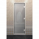 Стеклянная дверь DoorWood «Хамам Престиж Сатин» 2100х700 мм