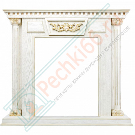 Портал Olympia - Белый дуб, патина с золотом (Высота 1007мм)