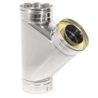 Тройник Термо 45° ТРТ-Р (304-0.8/304) d-115/210 (ТиС Стандарт)