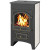 Печь-камин ПК-01-205, с плитой, бежевый (Везувий)