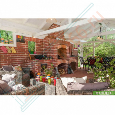 Плитка угловая Старый Замок Макси, шт. (Терракот)