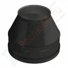 Конус Факел V50R с изол (AISI-321/0,8-ОЦИНК-RAL/0,5) d-150/250 (Вулкан)