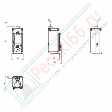 Печь камин Super Junior (La Nordica)