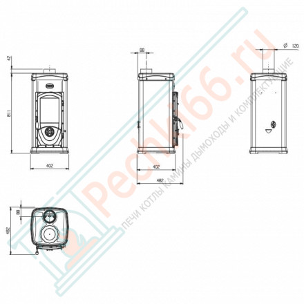 Печь камин Super Max (La Nordica)