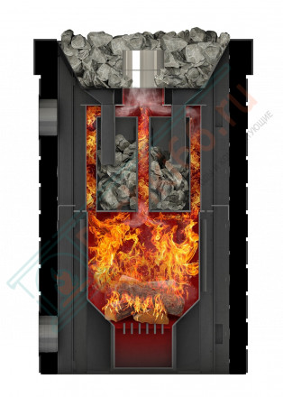 Дровяная банная печь Grill'D Retro World Long