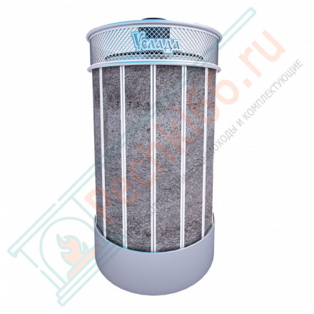 Печь для бани Услада Керама 20К, с чугунной дверцей (Жара)