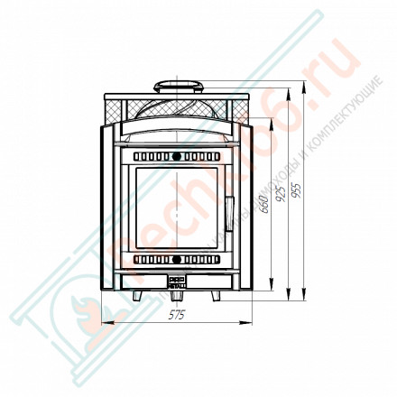 Печь банная "Атмосфера L КТТ" сетка (ProMetall)