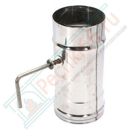 Шибер-поворотный (Aisi-304/0,8) d-115 (Ferrum Austenite HF)