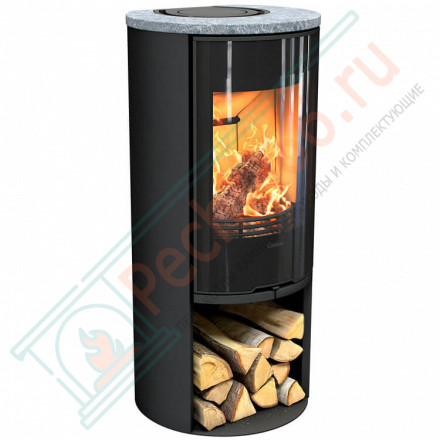 Печь-камин 510G:3 Style, верх талькомагнезит, цвет черный (Contura)