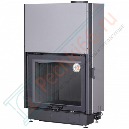 Топка Вега 800 PB подовое горение принтинг черный шамот (Экокамин)