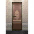 Стеклянная дверь DoorWood «Хамам бронза» в бронзовом профиле 1900х700 (по коробке) Стеклянная дверь DoorWood «Хамам бронза» в бронзовом профиле 1900х700 (по коробке)