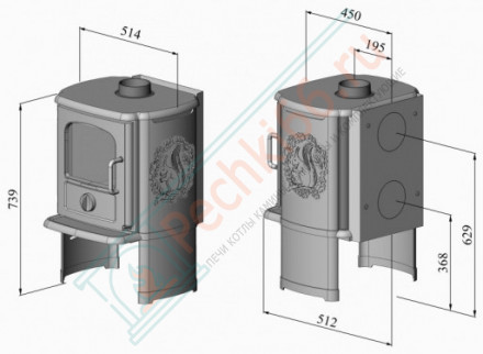 Печь-камин Morsø 3142 (Morso)