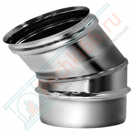 Отвод одностенный 30° (AISI-321/0,8мм) d-200 (Вулкан)