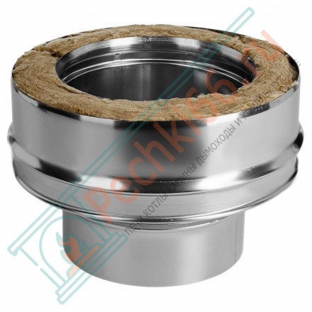 Переход моно-термо (НЕРЖ-321/0,5-НЕРЖ-439/0,5) d-300/380 (Дымок-Lux)