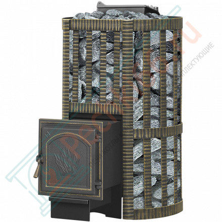 Чугунная печь для бани Ураган Ковка 28 271 (Везувий) до 30 м3