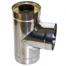 Сэндвич-тройник 90° (НЕРЖ-439/1,0-ОЦИНК/0,5) d-130/200 (УМК)