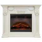 Каминокомплект Preston - Слоновая кость с патиной / Кирпич с очагом Cassette 400 NH Каминокомплект Preston - Слоновая кость с патиной / Кирпич с очагом Cassette 400 NH