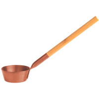 Черпак алюминиевый с бамбуковой ручкой для сауны Rento, медь (Tammer-Tukku)
