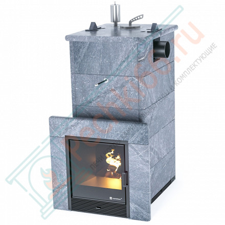 Печь для бани Сочи в талькохлорите с боковым подключением (ИзиСтим)