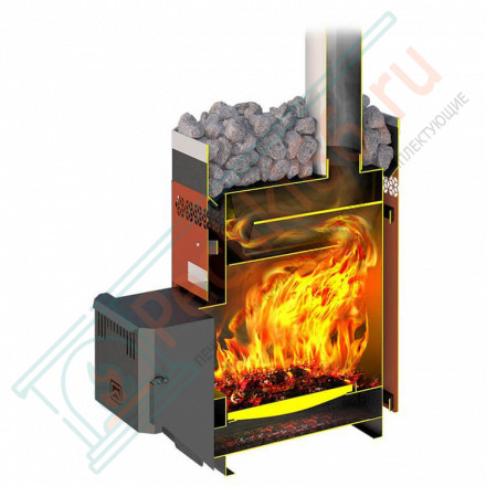 Печь для бани Русь 9 Л (Теплодар) до 9 м3