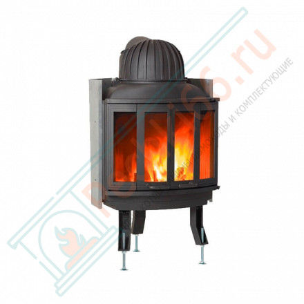 Чугунная топка NI-25 со складными дверцами (Nordpies)