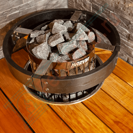 Электрическая печь Cilindro PC90E Black Steel (Harvia)