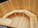 Японская баня Фурако круглая с внутренней печкой 150х150х120 (НКЗ) в Кирове