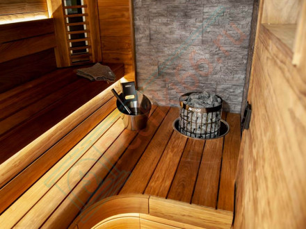 Электрическая печь Cilindro PC90XE Black Steel (Harvia)