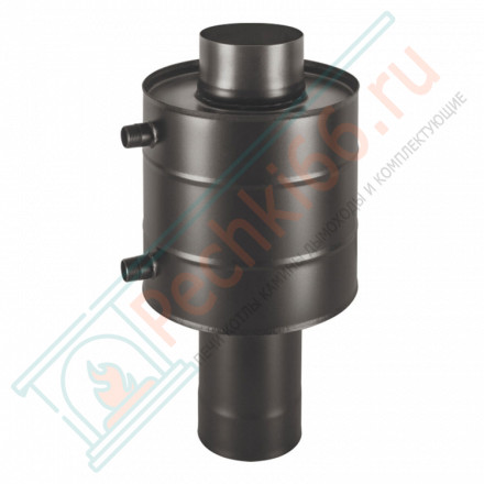 Теплообменник на трубе Black (НЕРЖ-439/0,8мм) 6 л, d-115 (Россия)