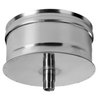 Конденсатосборник на трубу без изол (НЕРЖ-321/0,5) d-150 (Дымок-Lux)