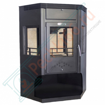 Печь-камин Сибирь 15 (НМК) до 250 м3