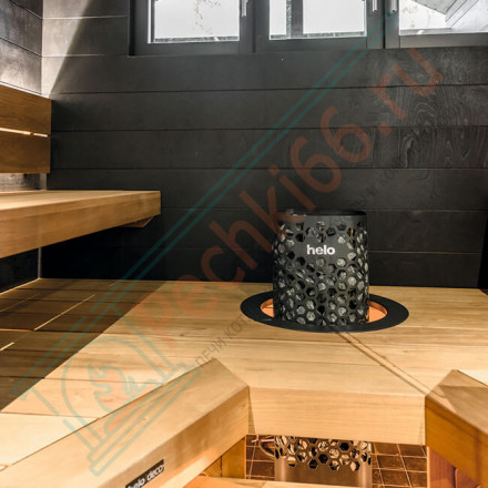 Печь для бани и сауны Himalaya 70 (пульт Elite в комплекте; 6,8 кВт; черный цвет; 100 кг камней)