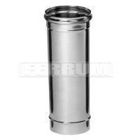 Дымоход L=0,5м (НЕРЖ-430/0,8) d-150 (Ferrum HF) Дымоход L=0,5м (НЕРЖ-430/0,8) d-150 (Ferrum HF)